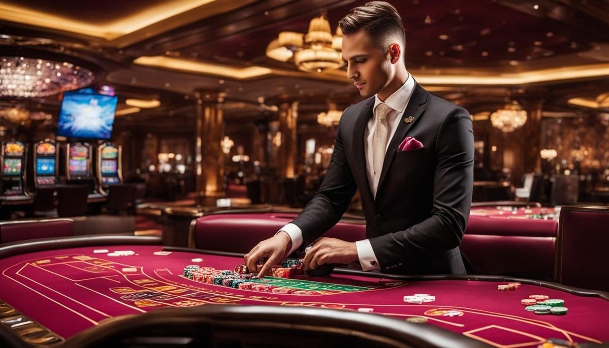 Meja baccarat langsung di aplikasi mobile opototo dengan dealer profesional dan chat real-time